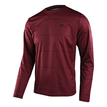 TLD 24.1 Flowline LS Jersey Revert Wine